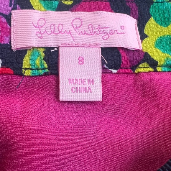 LILLY PULITZER Wild Confetti CLOVER SKIRT Floral - Picture 4 of 5